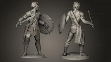 Military figurines Spartan 3d model